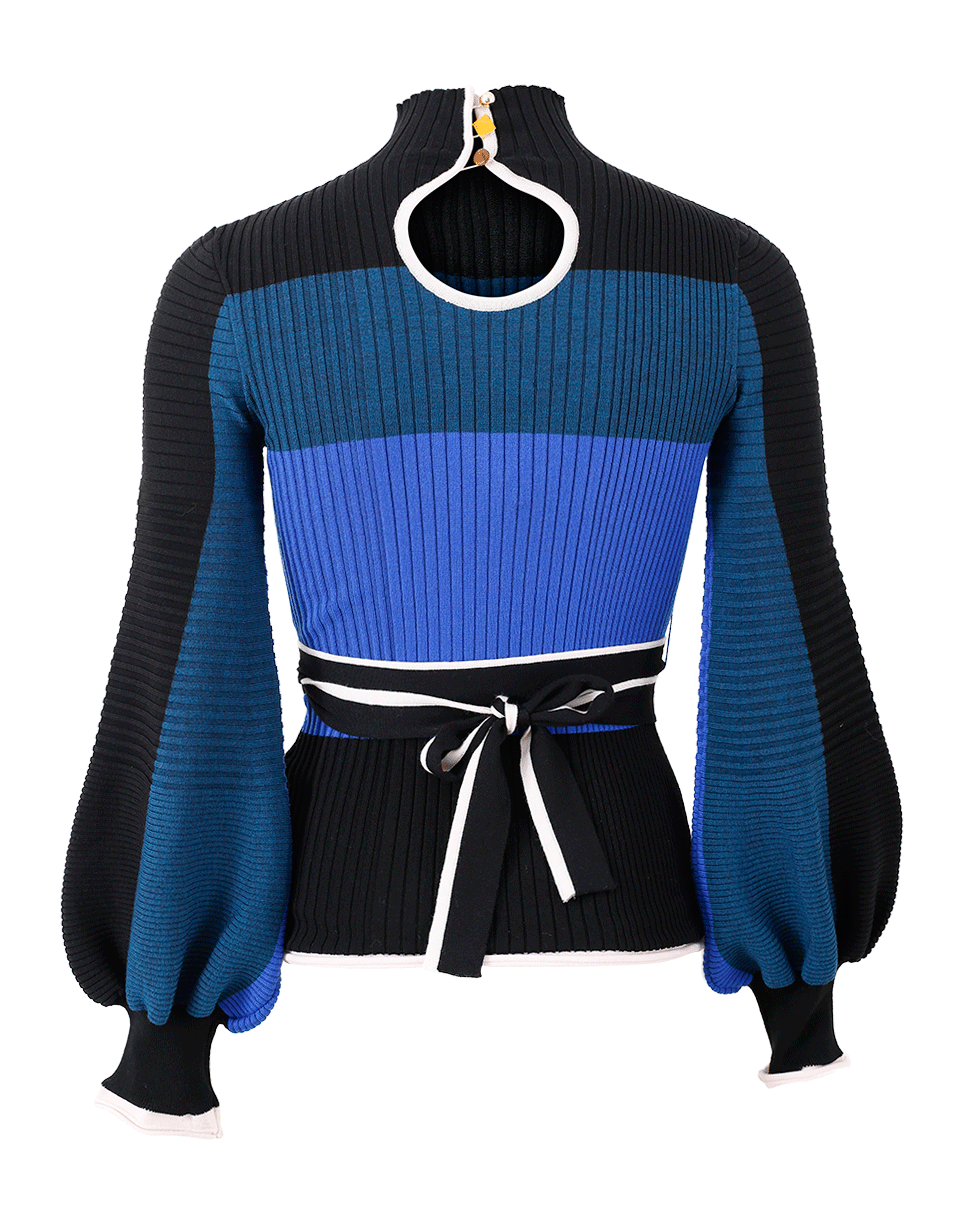 ROKSANDA-Auric Knit Tie Waist Sweater-