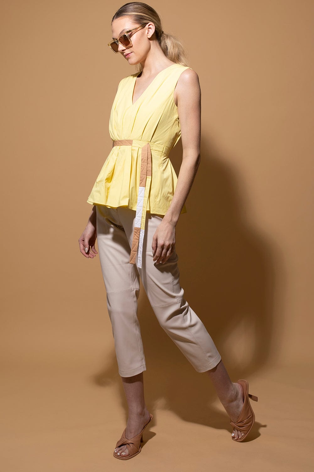 ROKSANDA-Mariska Sleeveless V-Neck Top-