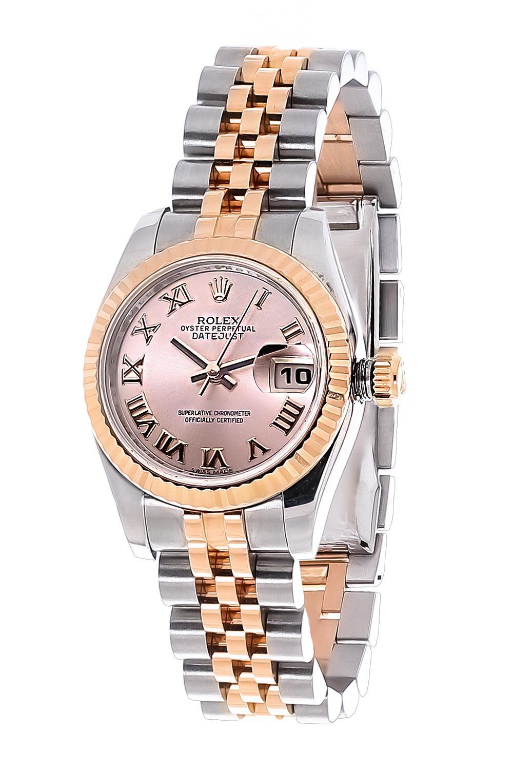 Lady Datejust Watch-ROSE GOLD-26MM-JEWELRYFINE JEWELWATCH-ROLEX