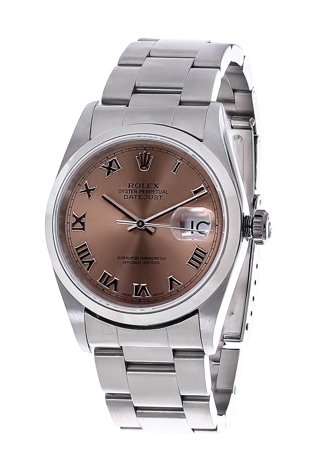 Datejust Watch 36-SILVER-36MM-JEWELRYFINE JEWELWATCH-ROLEX