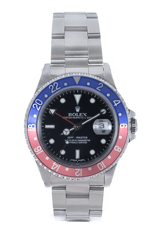 GMT Master Pepsi Watch-SILVER-40MM-JEWELRYFINE JEWELWATCH-ROLEX