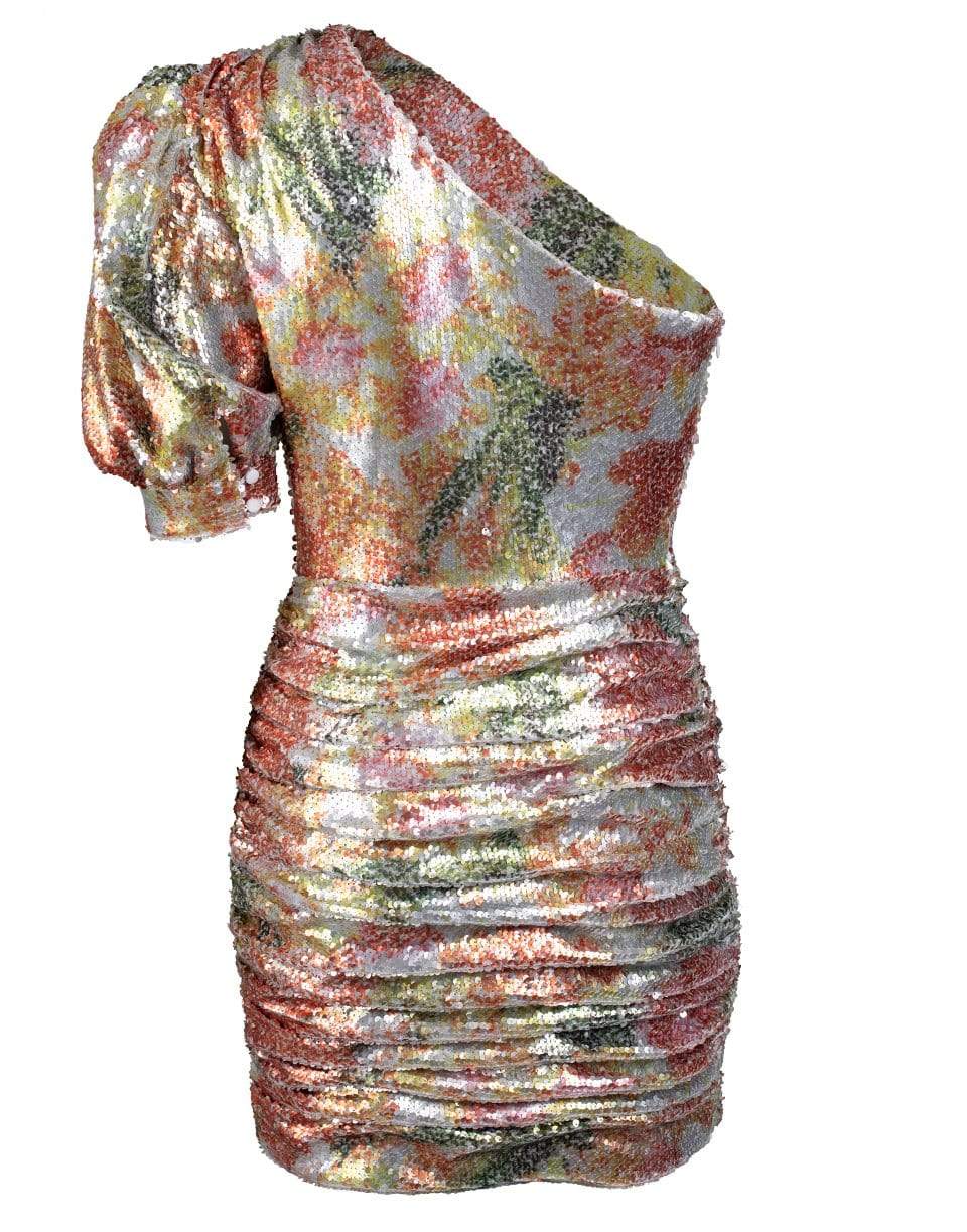 RONNY KOBO-Eden One Shoulder Sequins Dress-