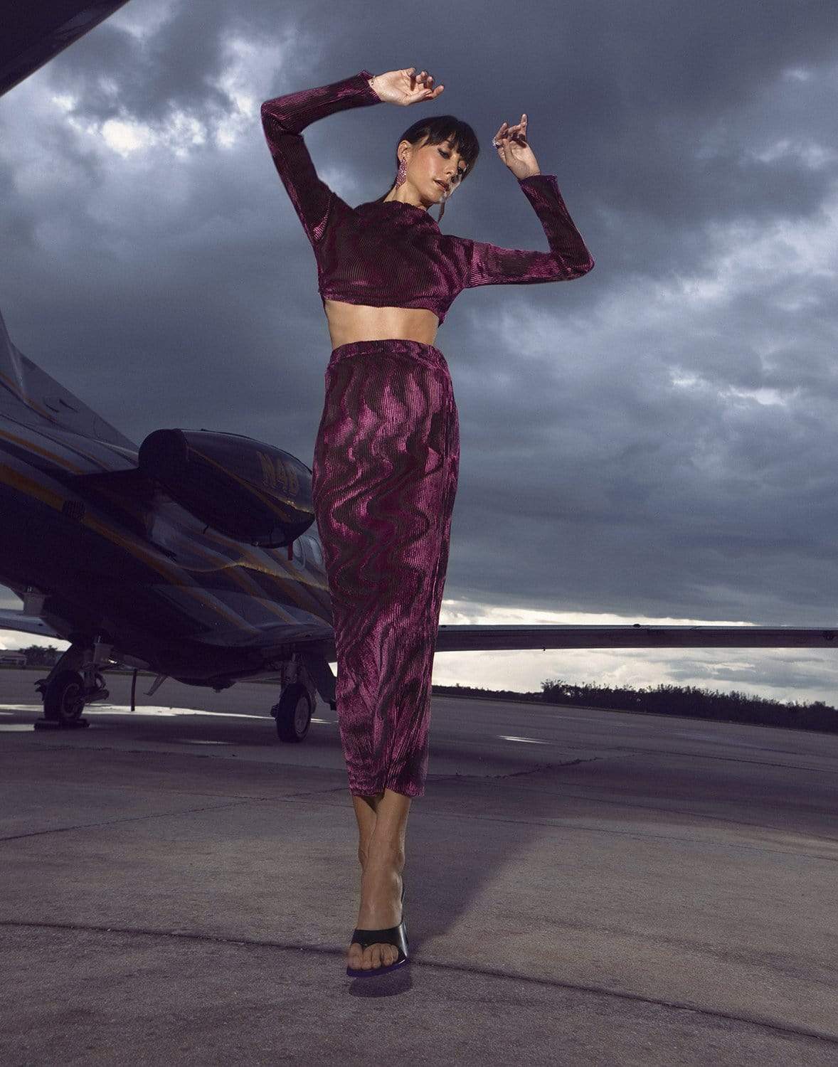 RONNY KOBO-Jay Midi Skirt-