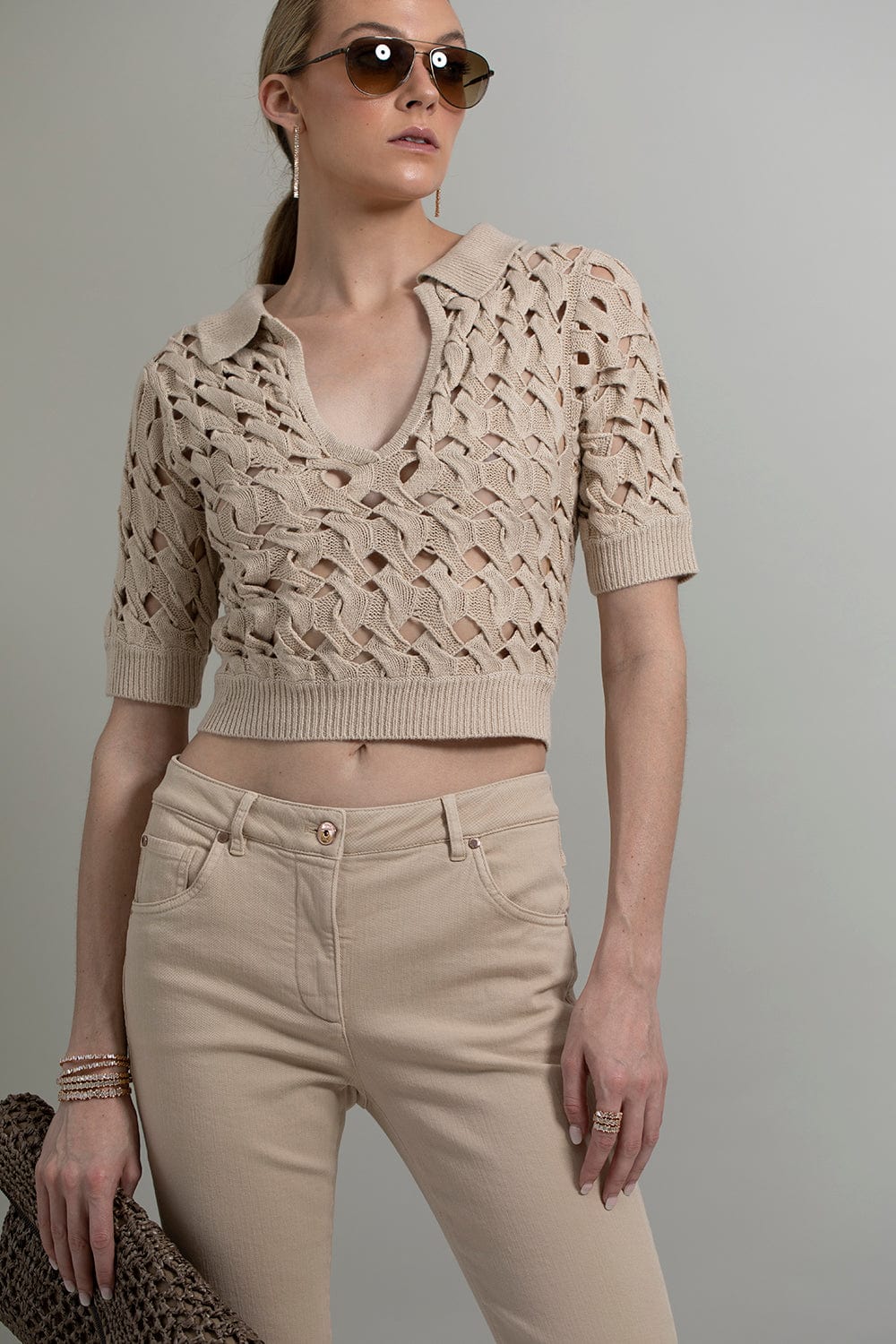 RONNY KOBO-Naveen Knit Top-