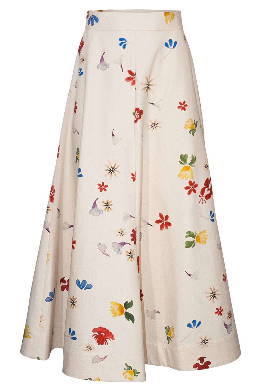 ROSIE ASSOULIN-Quartered A-Line Skirt-