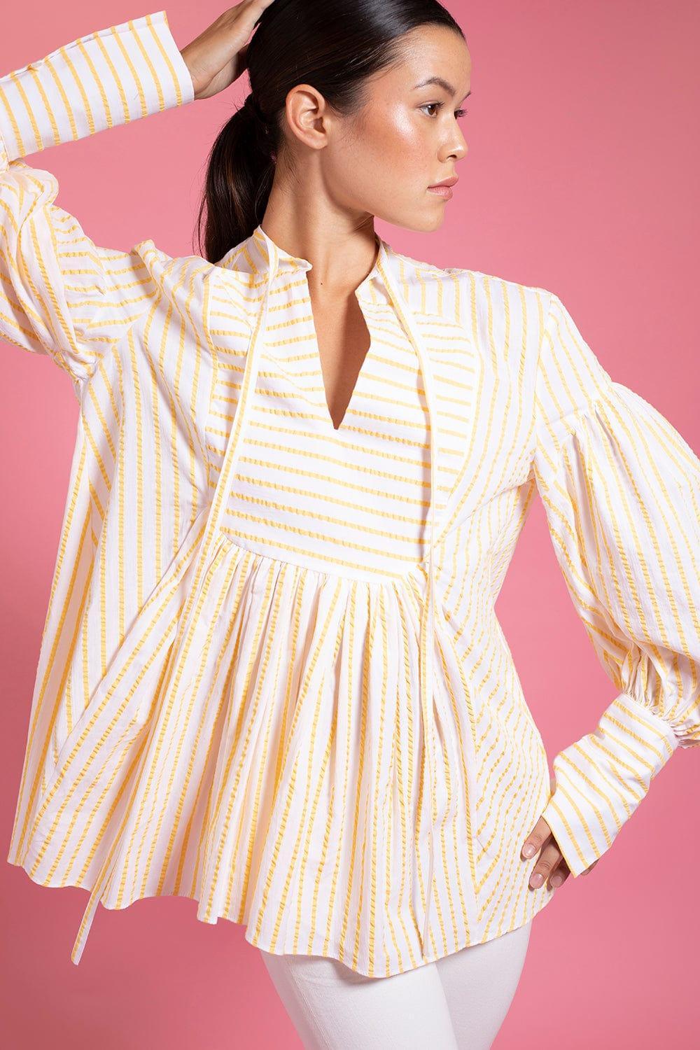 ROSIE ASSOULIN-Swashbuckler Top - Natural-