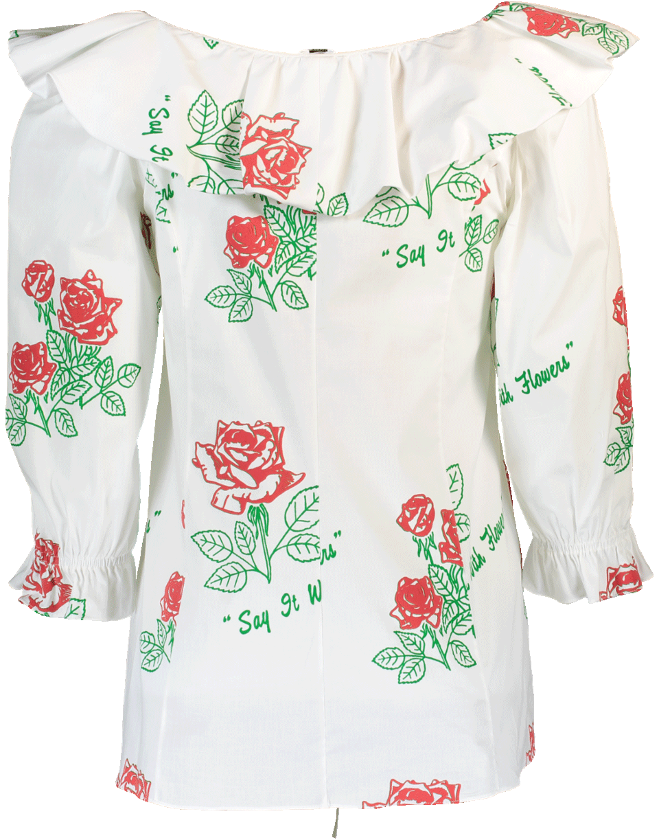 ROSIE ASSOULIN-Rose Print Blouse-