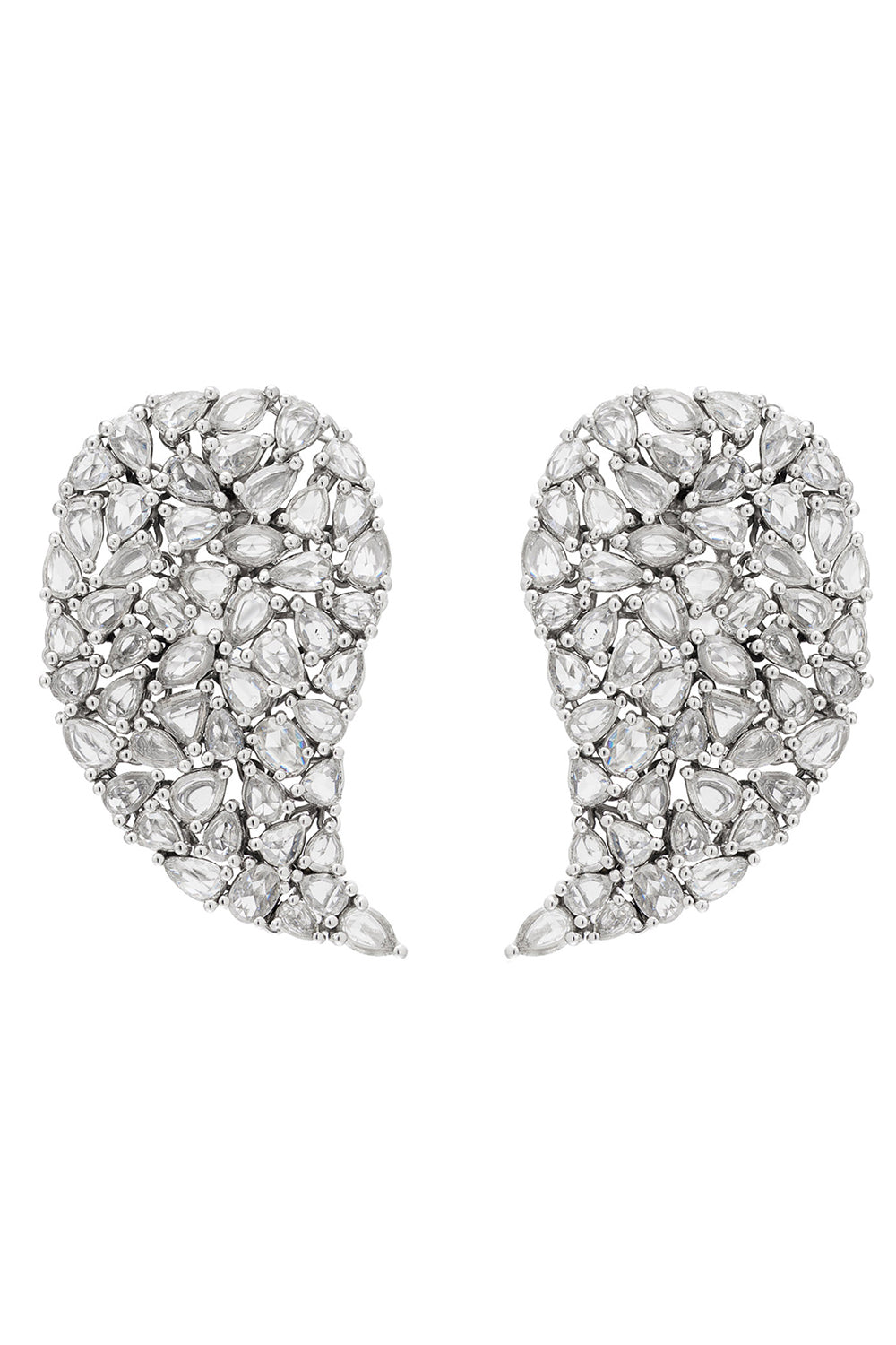  Diamond Enchanted Evening Antares Earrings-WHITE GOLD-1.5-JEWELRYFINE JEWELEARRING-RUCHI NEW YORK 