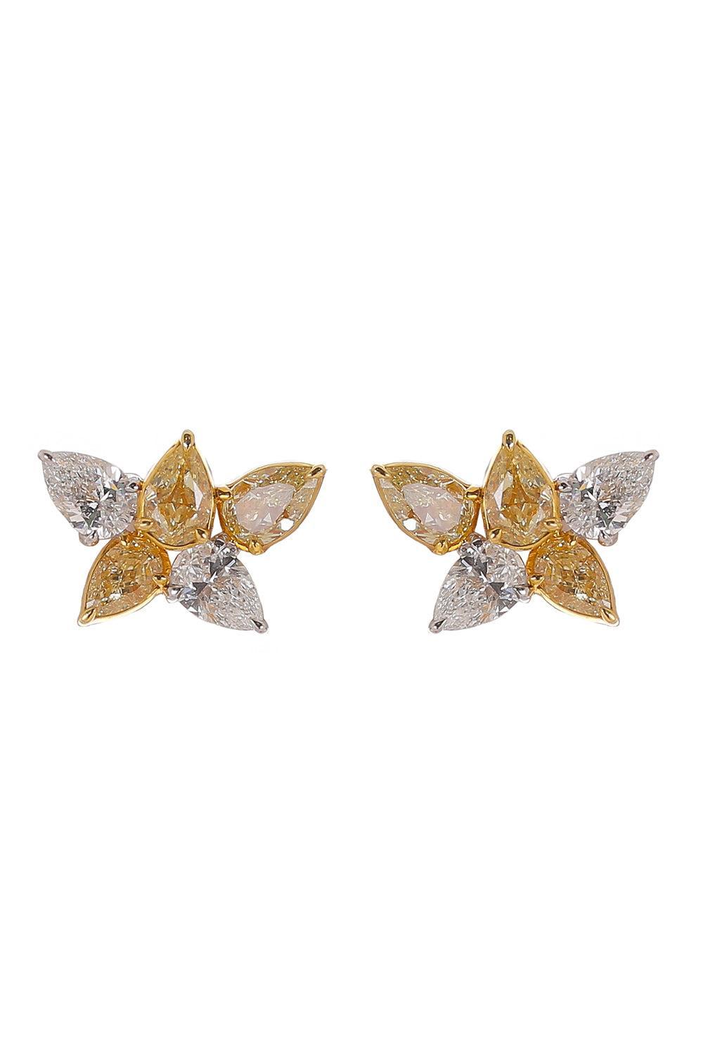  Yellow Diamond Liora Earrings-WHITE GOLD-JEWELRYFINE JEWELEARRING-RUCHI NEW YORK 