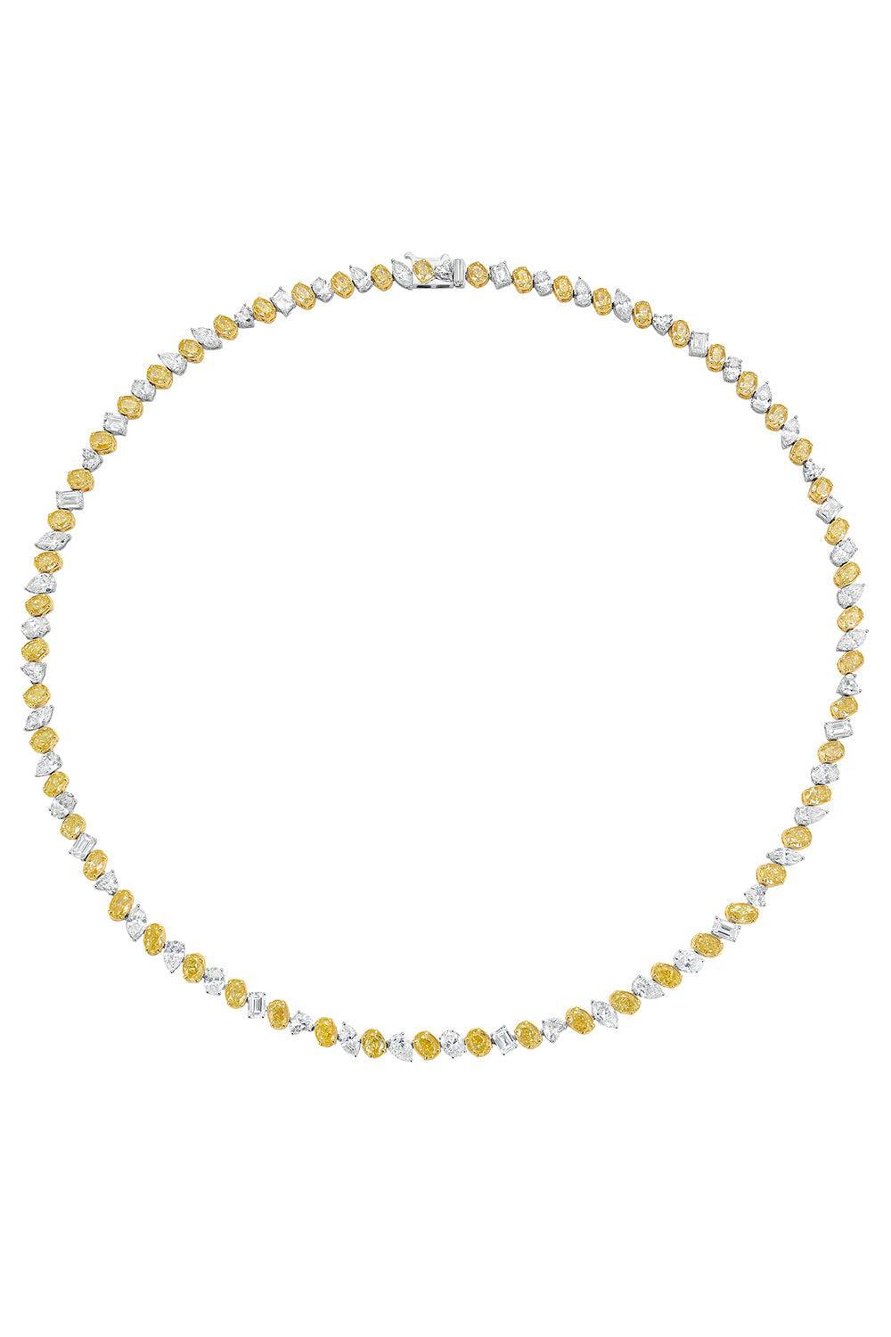  Yellow Diamond Soleil Necklace-YELLOW GOLD-JEWELRYFINE JEWELNECKLACE O-RUCHI NEW YORK 