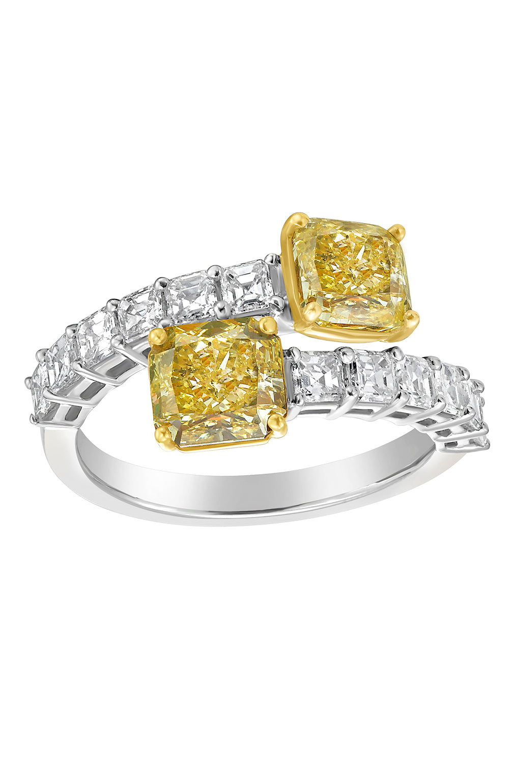  Fancy Diamond Reverie Wrap Ring-WHITE GOLD-6.5-JEWELRYFINE JEWELRING-RUCHI NEW YORK 