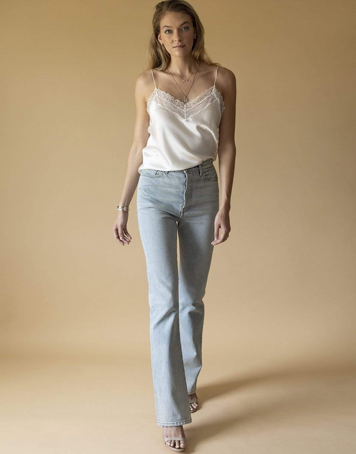 SABLYN-Light Wash Sienna Straight Leg Denim Pant-