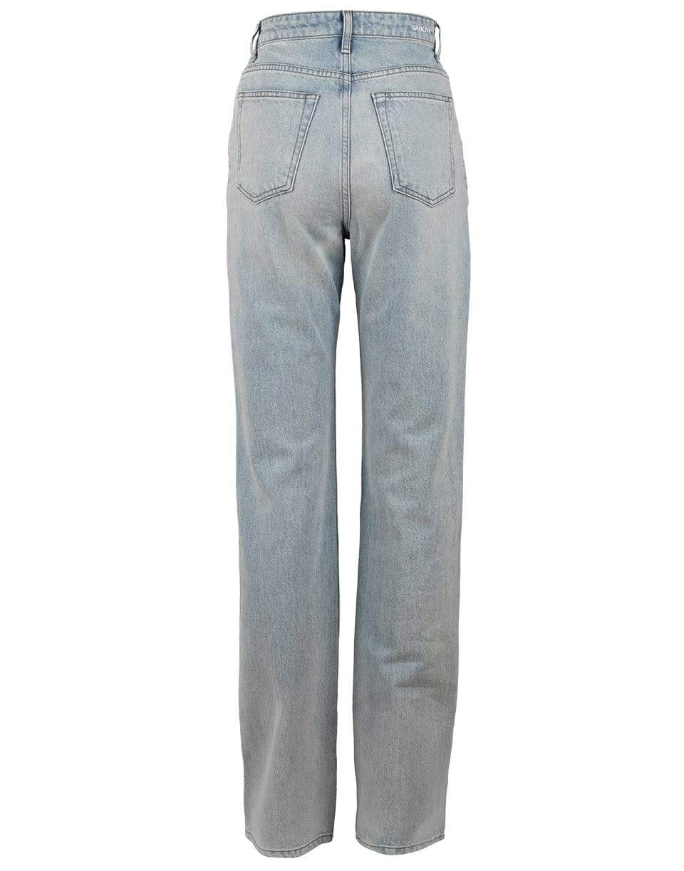 SABLYN-Light Wash Sienna Straight Leg Denim Pant-