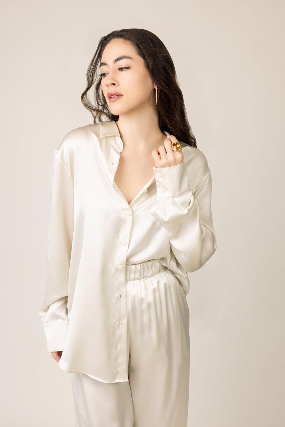 THEODORE BLOUSE-GARDENIA-XS-CLOTHINGTOPBLOUSE-SABLYN