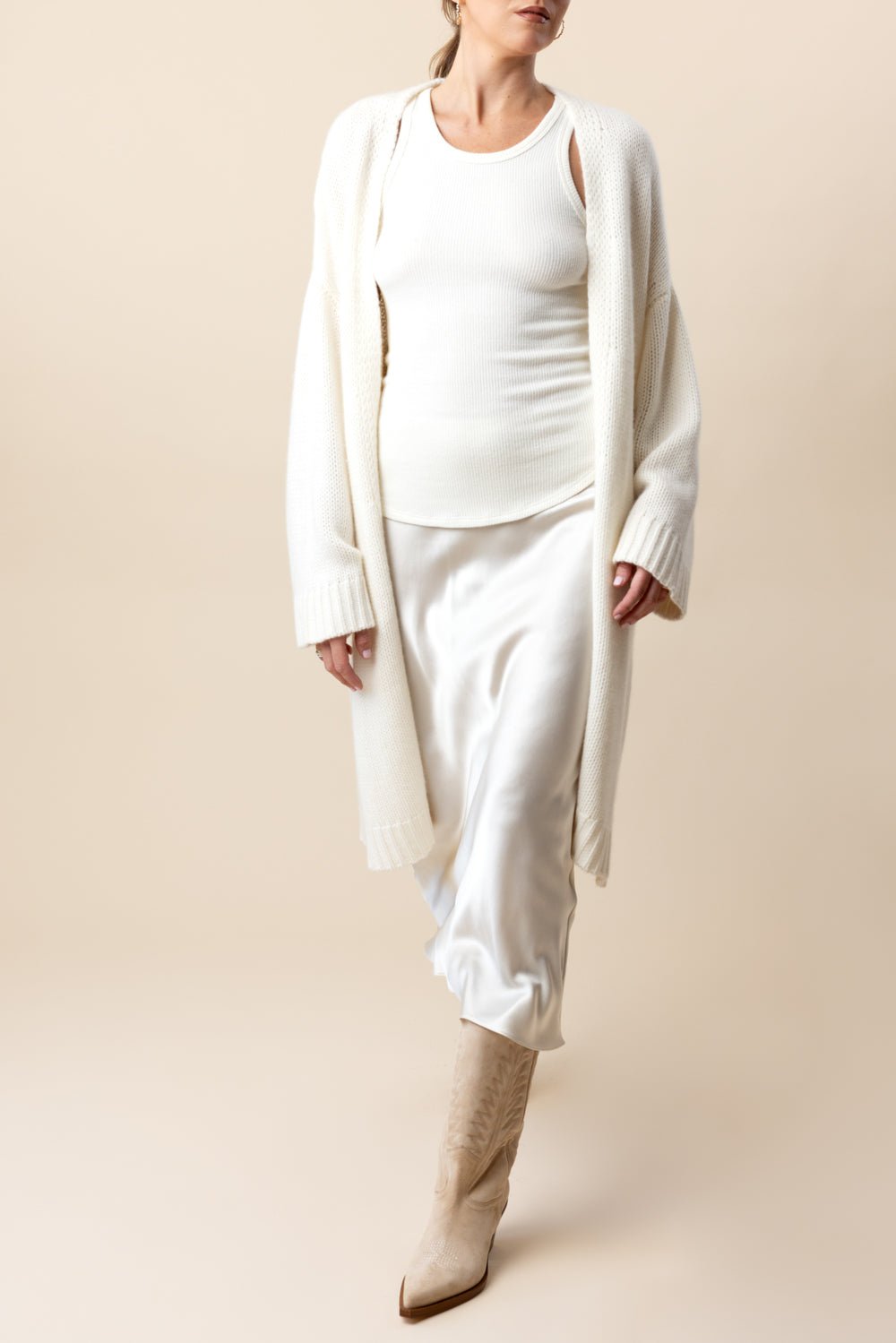 SABLYN-Perry Cardigan - Gardenia-