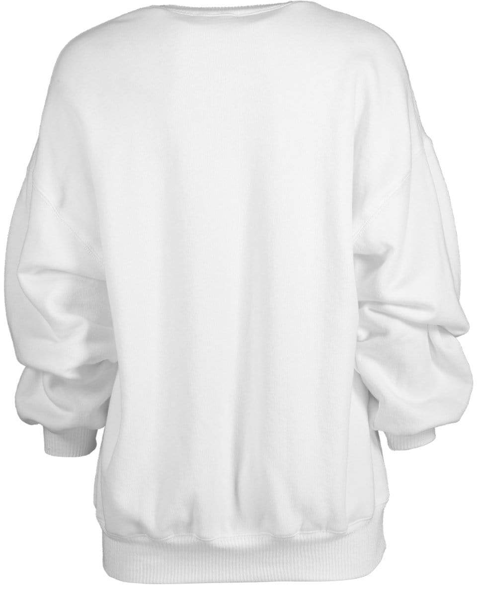 SABLYN-White Frankie Crewneck Sweatshirt-