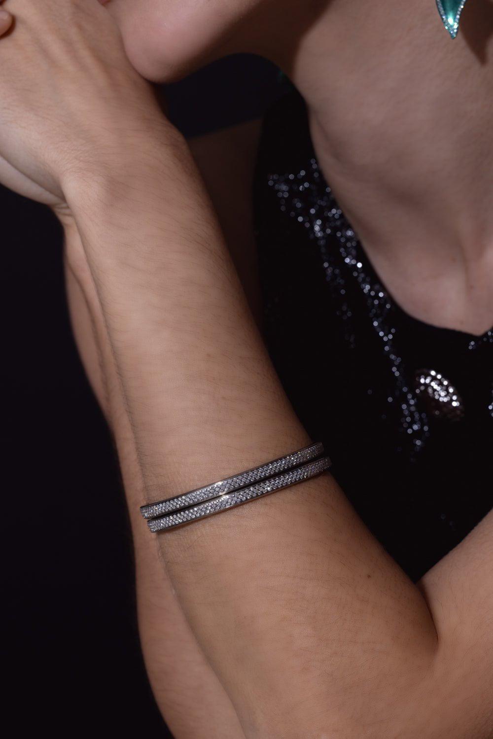 SABOO FINE JEWELS-Diamond Bangle Bracelet-