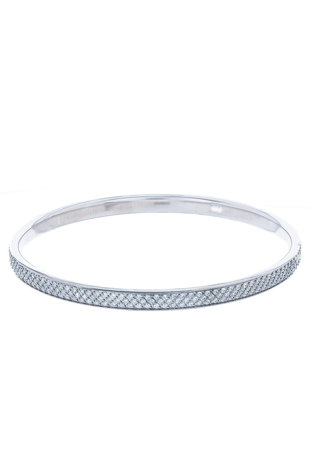 SABOO FINE JEWELS-Diamond Bangle Bracelet-TITANIUM