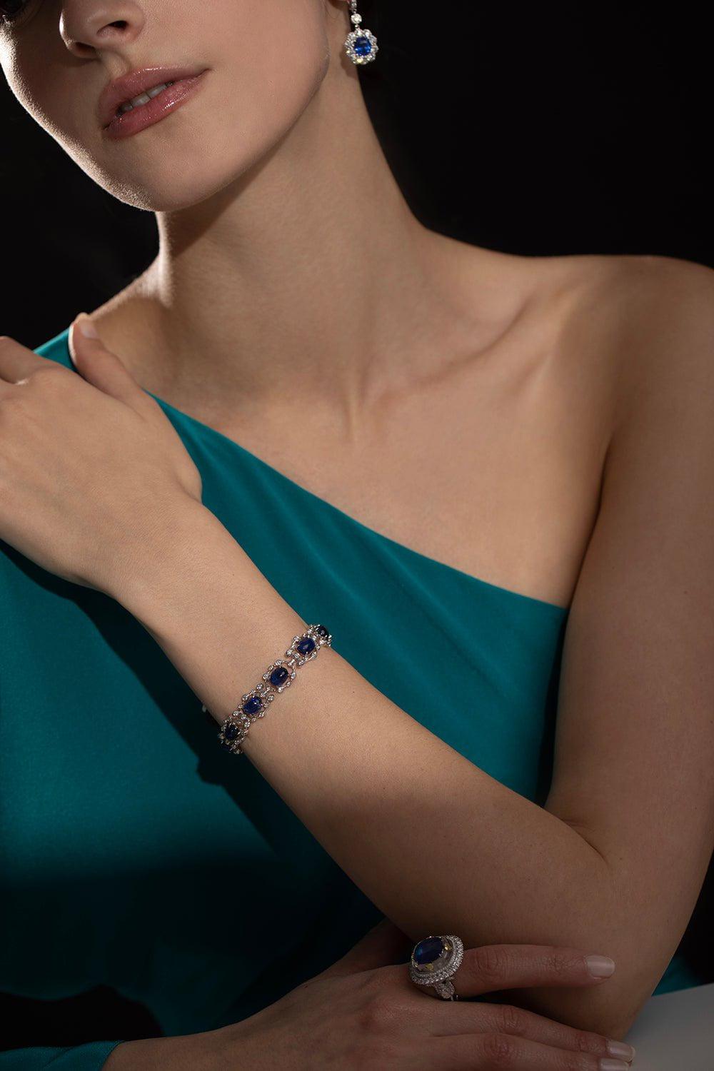 SABOO FINE JEWELS-Royale Bangle-WHITE GOLD