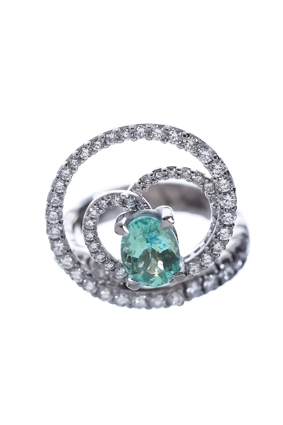 SABOO FINE JEWELS-Paraiba Royale Ring-WHITE GOLD