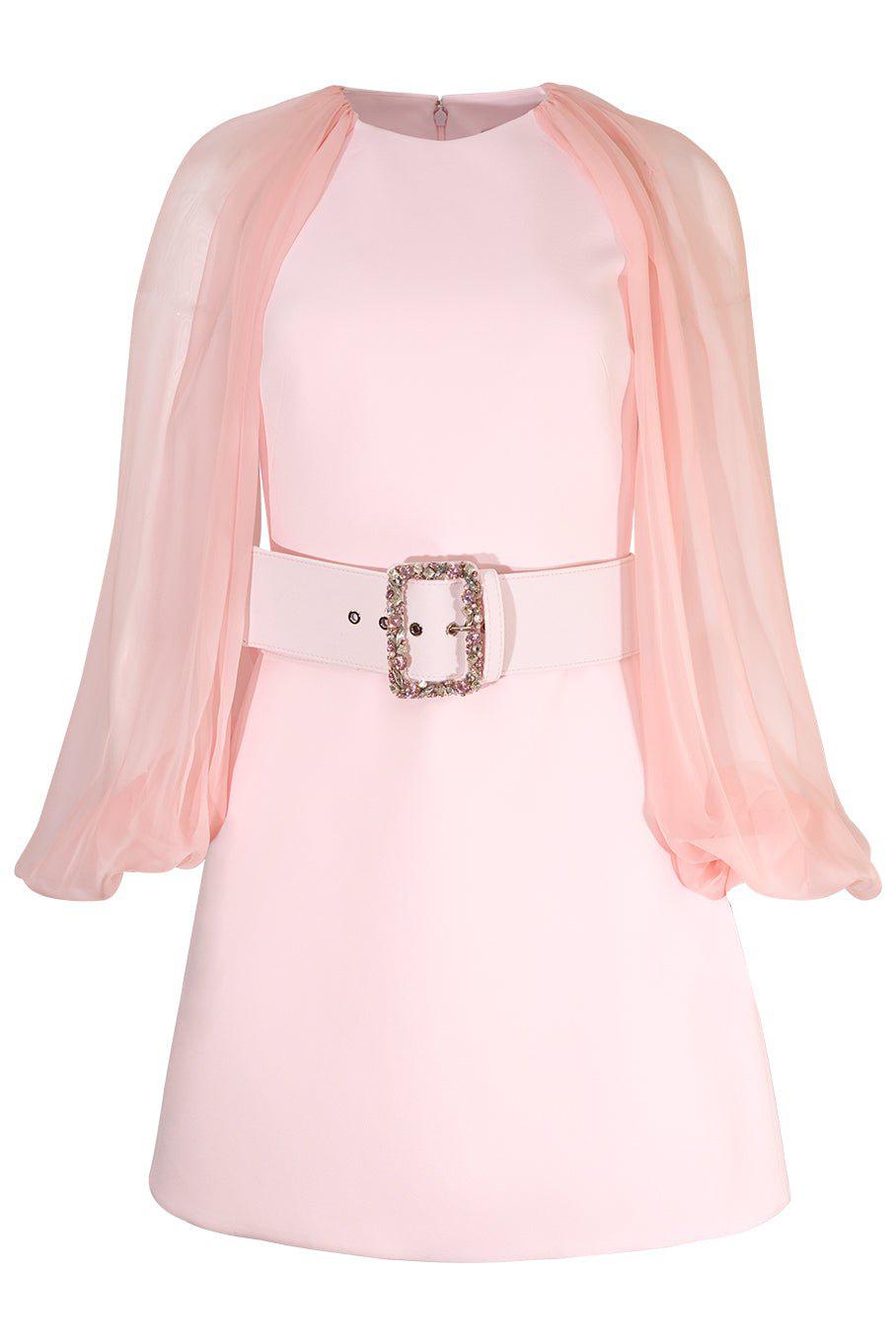 SAFIYAA-Caoimhe Dress - Barely Pink-