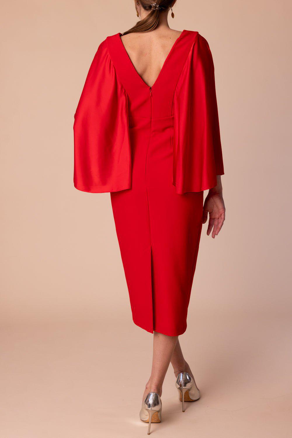 SAFIYAA-Aretha Dress-CHRRYRED