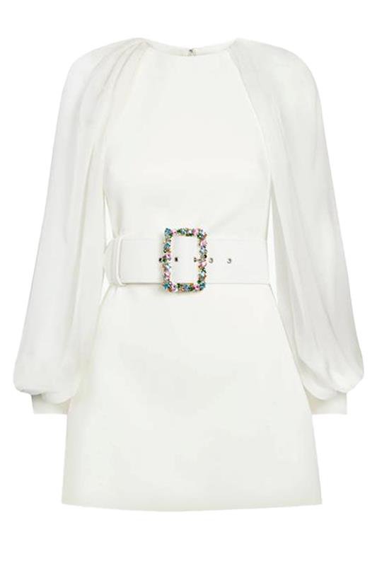 SAFIYAA-Caoimhe Dress - Ivory-