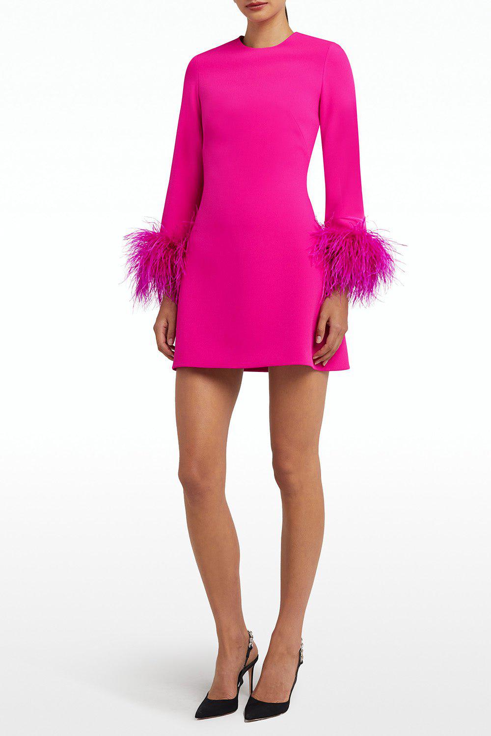 SAFIYAA-Rena Dress - Wild Strawberry-