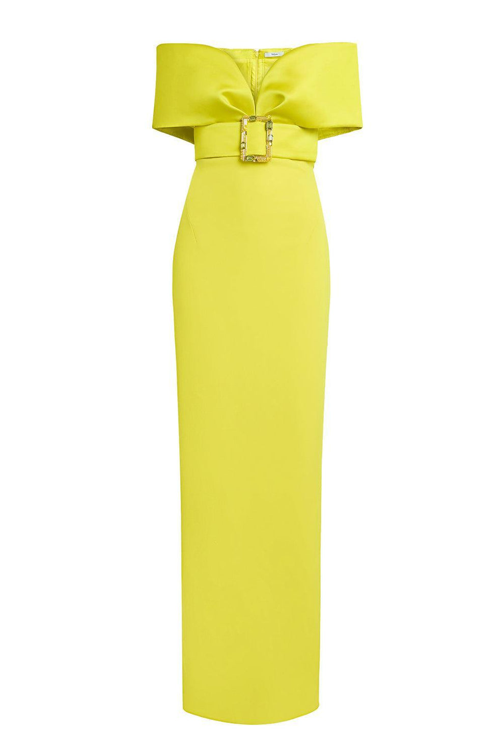Safiyaa - ABIKE Chartreuse Long Dress FR38 - US6