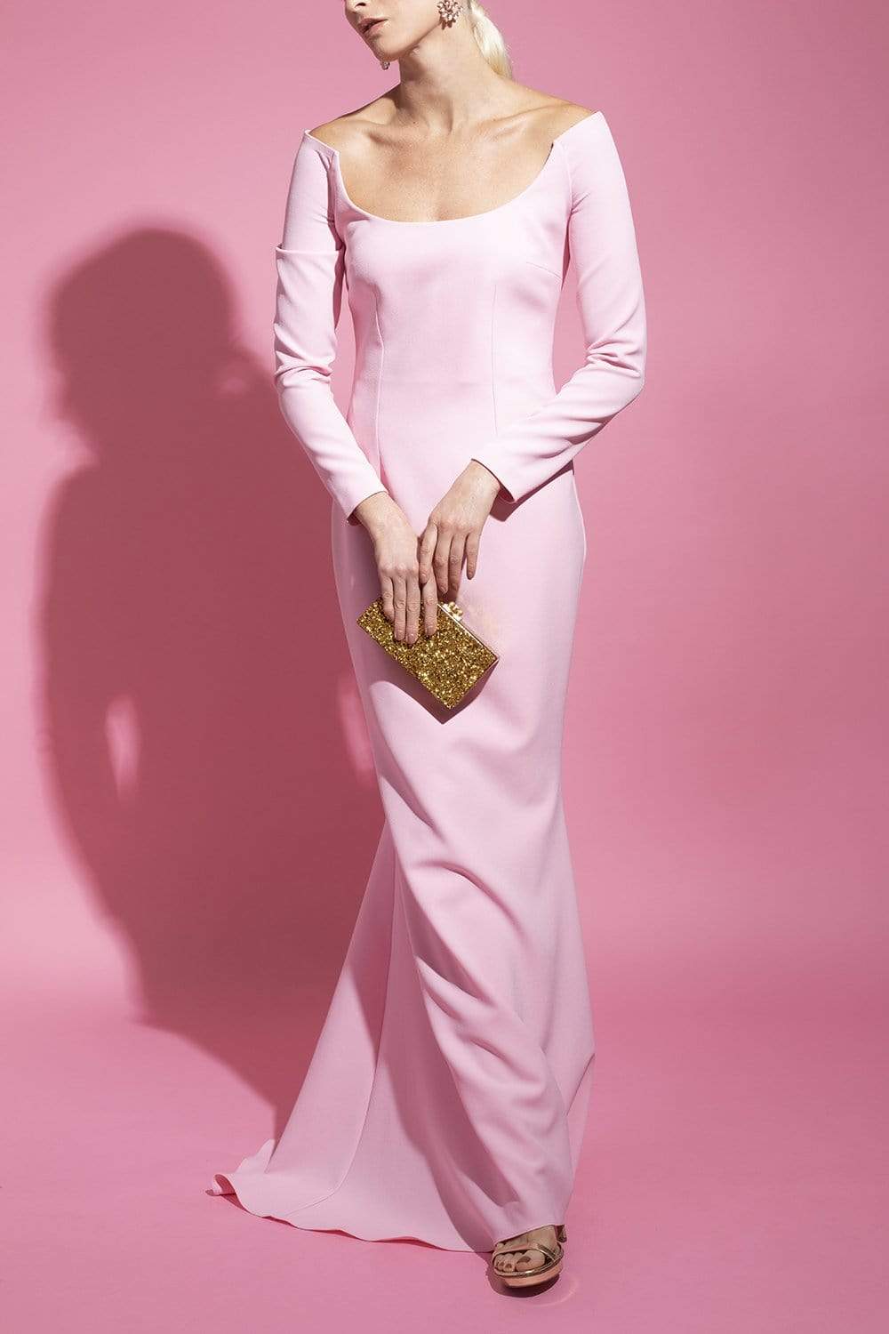 SAFIYAA-Diana Gown-CHERRY