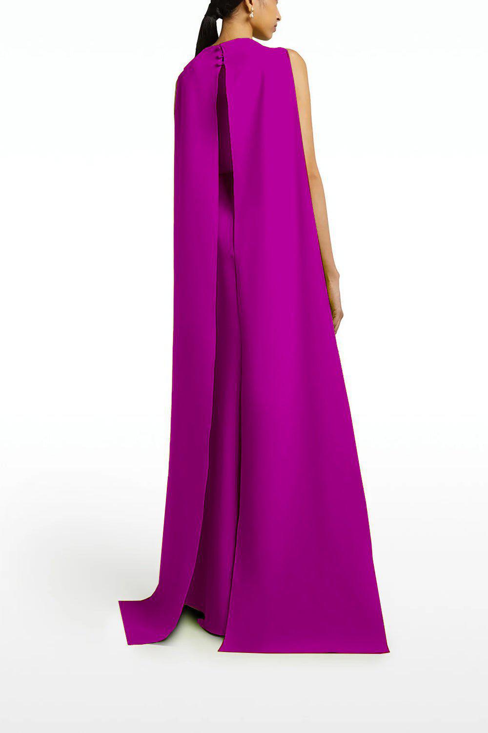 SAFIYAA-Ginevra Gown - Magenta-