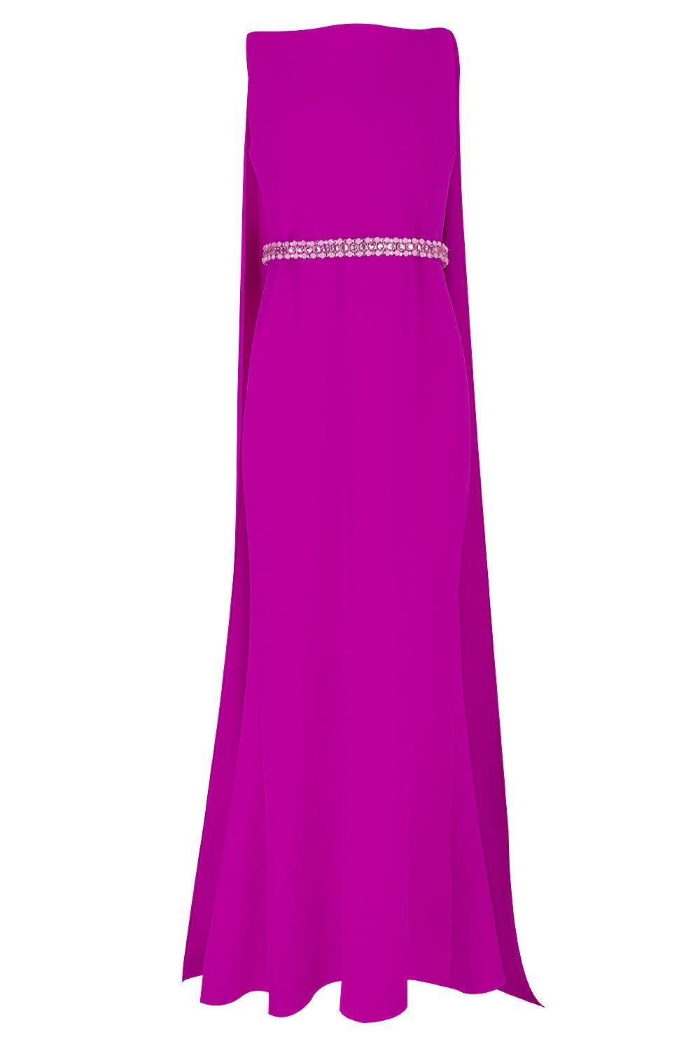 SAFIYAA-Ginevra Gown - Magenta-