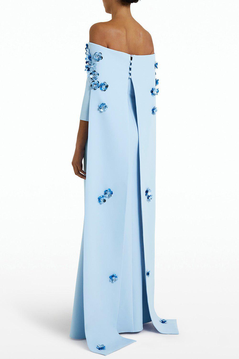 SAFIYAA-Soshin Dress - Pale Blue-