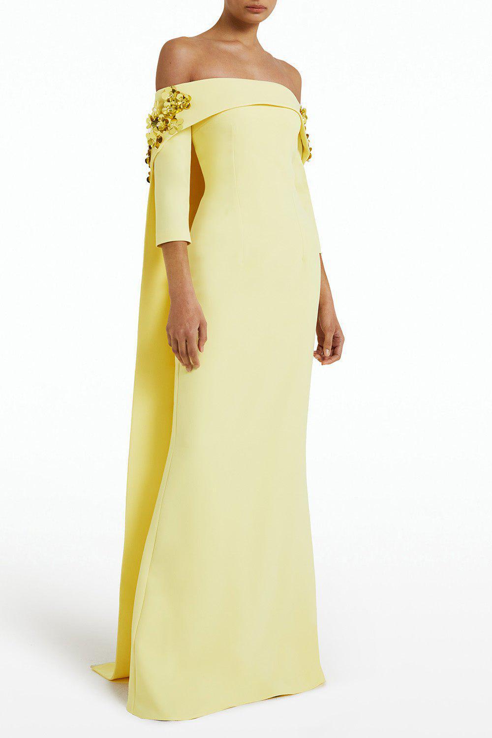 SAFIYAA-Soshin Dress - Pale Yellow-