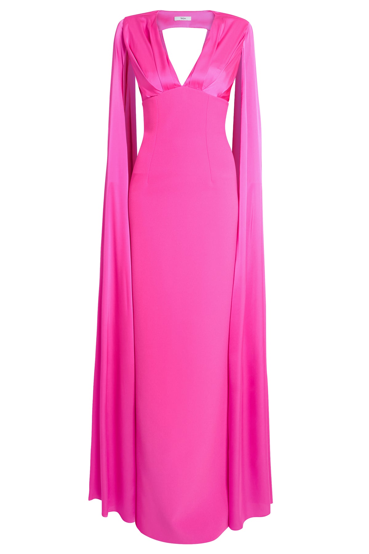 Angelina Draped Gown-PINK-4-CLOTHINGDRESSGOWN-SAFIYAA