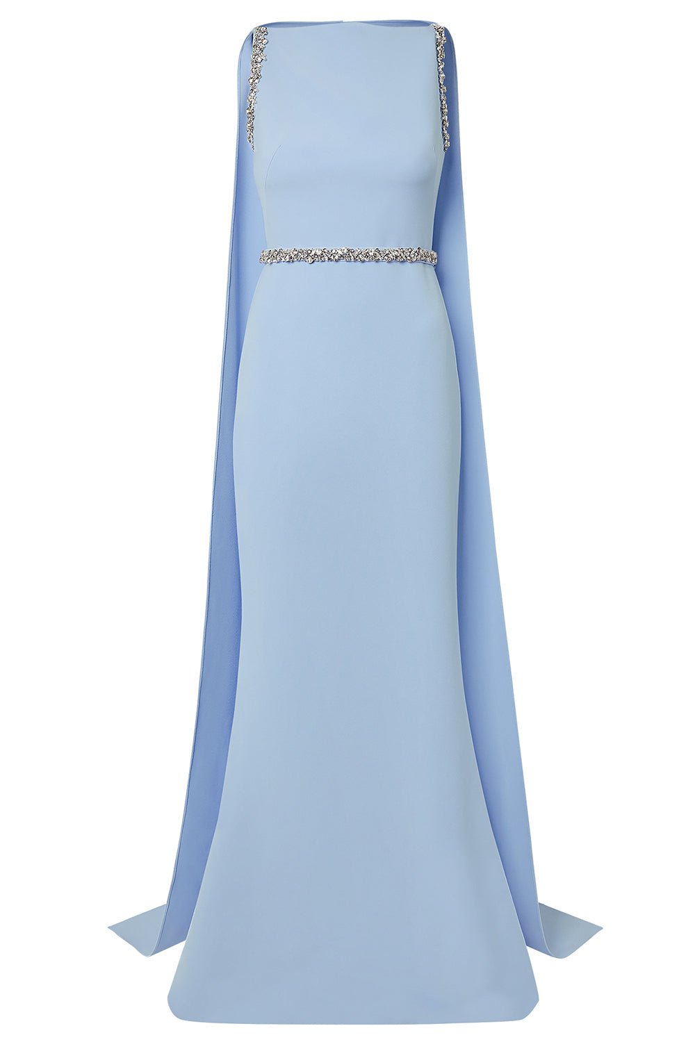 Safiyaa - Ginevra Soft Sky Long Dress FR44 - US12 Safiyaa - Ginevra Soft Sky Long Dress FR44 - US12