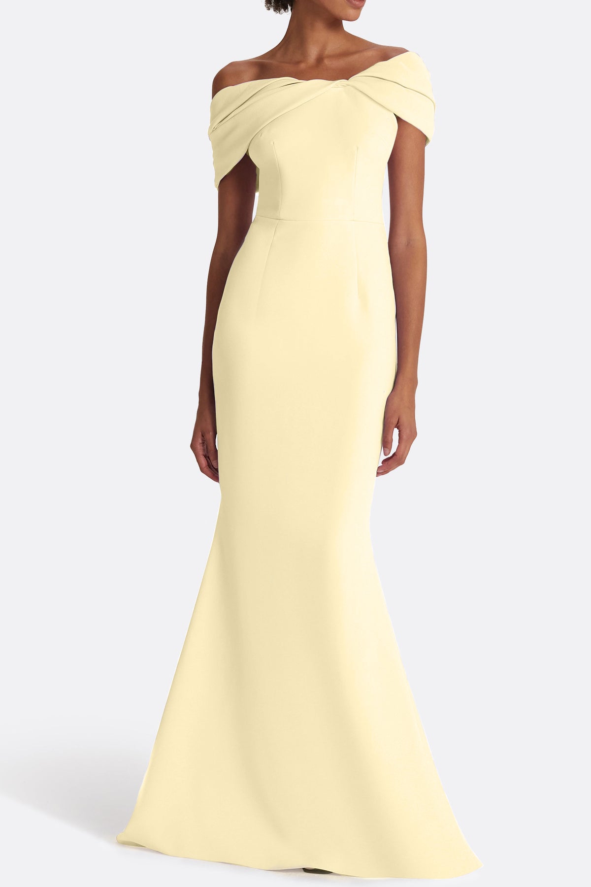 Rossa Long Dress - Pale Yellow-YELLOW-4-CLOTHINGDRESSGOWN-SAFIYAA