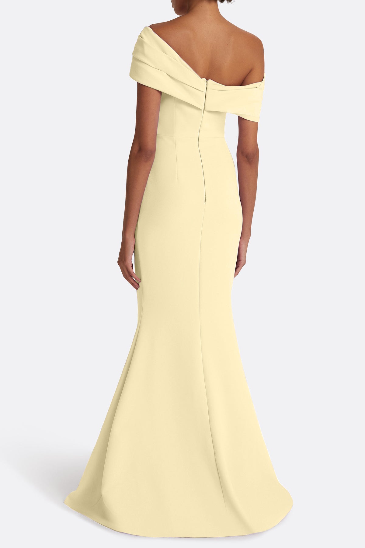 Rossa Long Dress - Pale Yellow-YELLOW-4-CLOTHINGDRESSGOWN-SAFIYAA