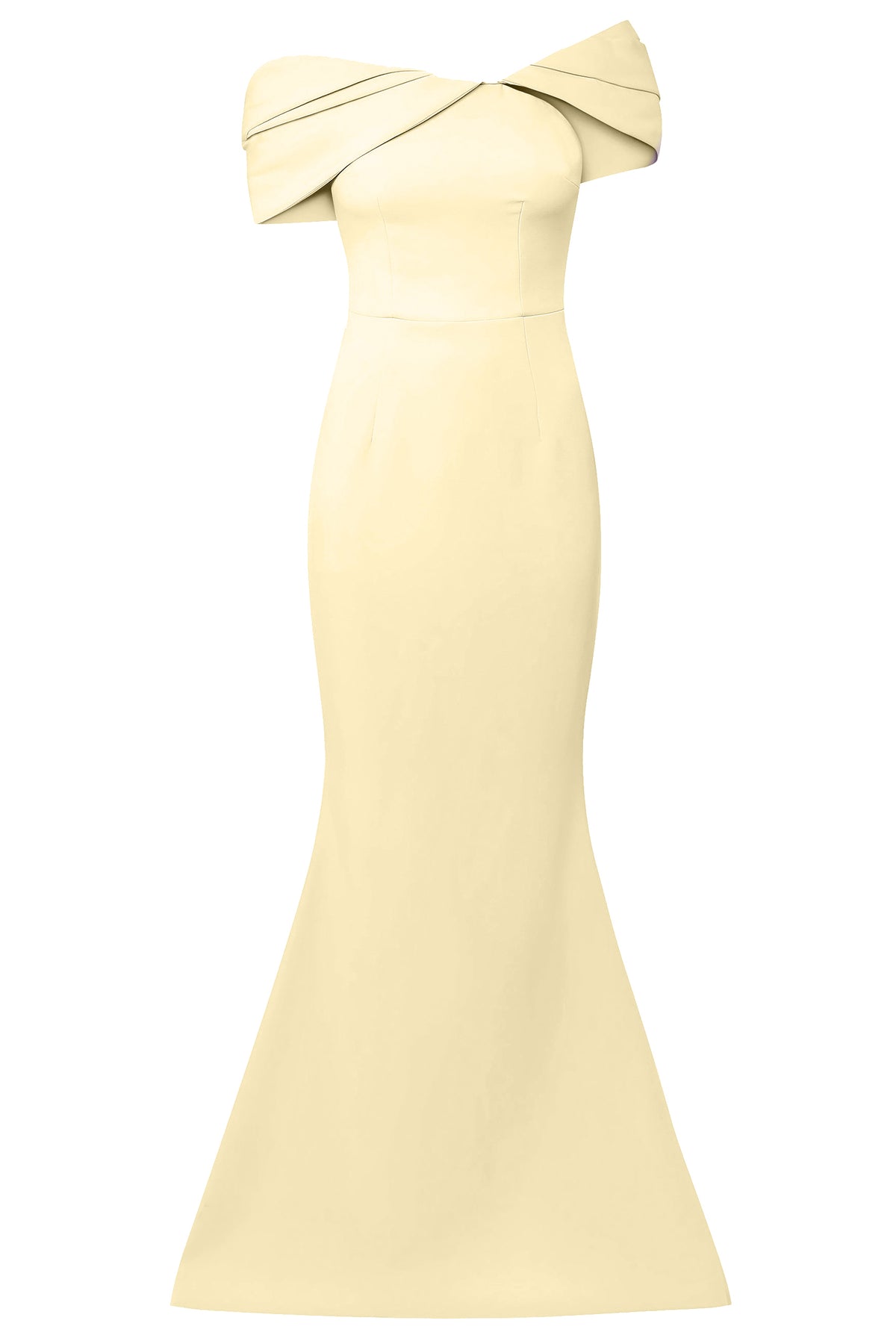 Rossa Long Dress - Pale Yellow-YELLOW-4-CLOTHINGDRESSGOWN-SAFIYAA
