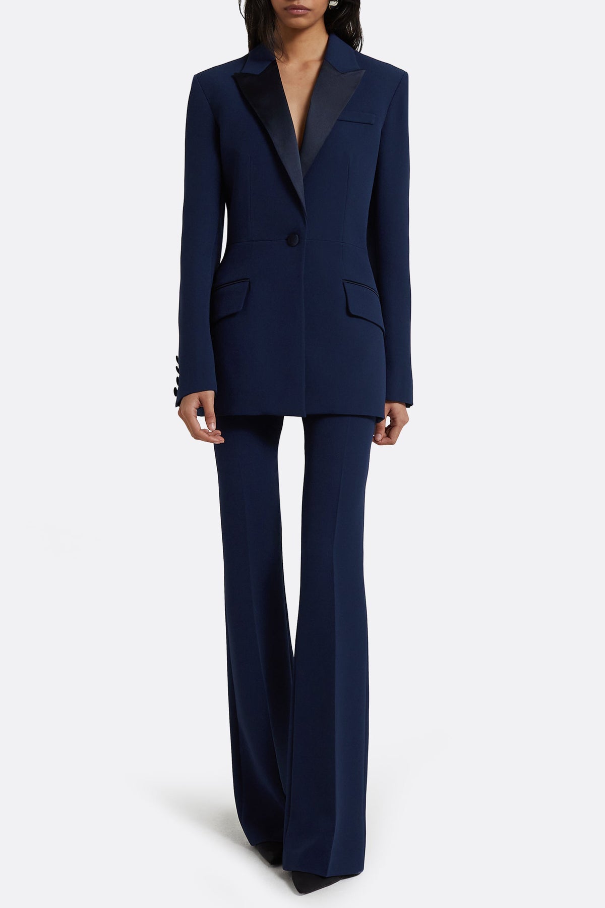 Arlene Tuxedo Jacket-BLUE-4-CLOTHINGJACKETBLAZERS-SAFIYAA