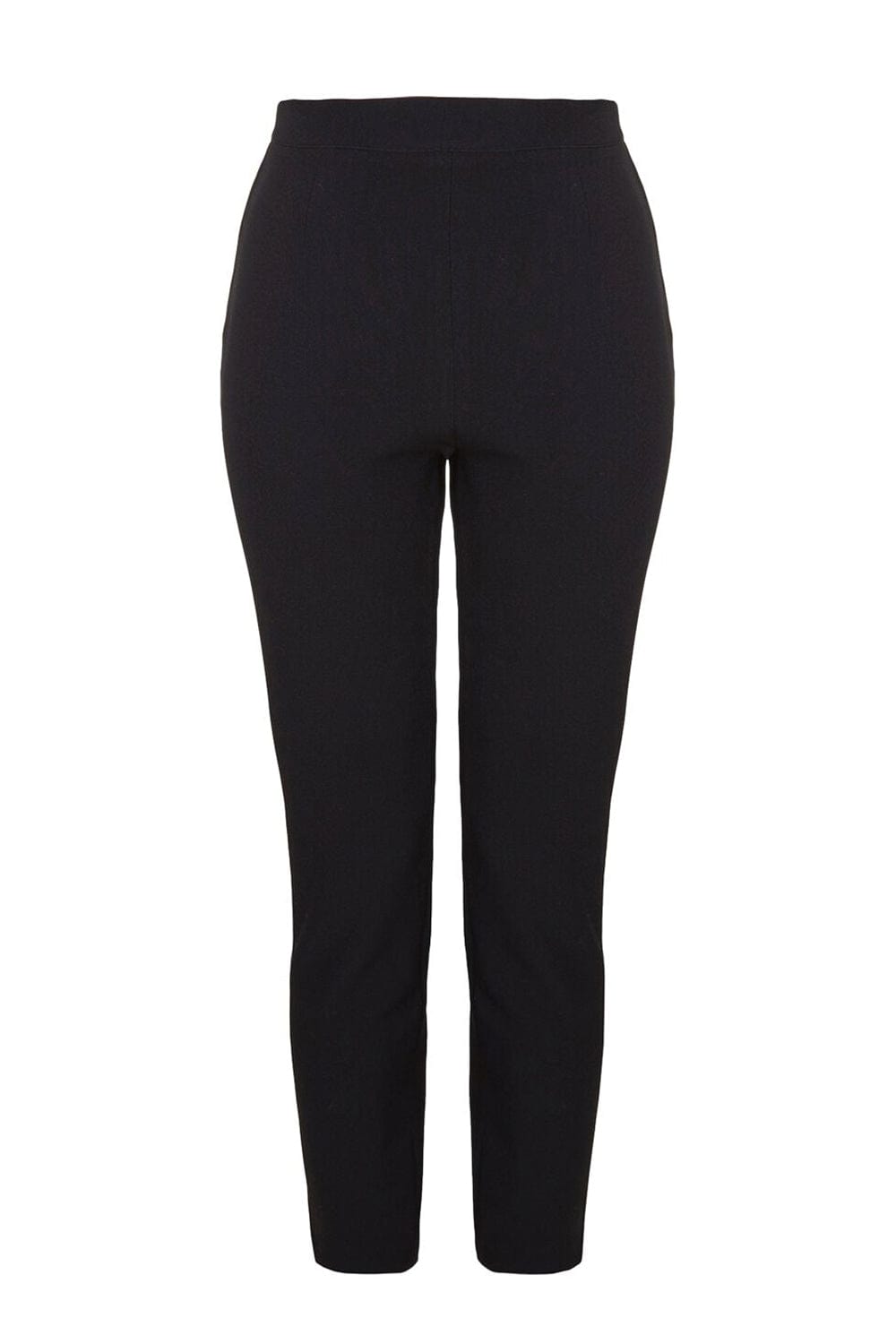 SAFIYAA-Slim Leg Trousers - Black-