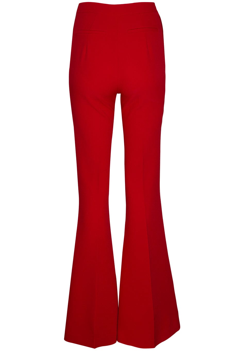 SAFIYAA-Halluana Flared Leg Trouser- Dazzling Red-DAZRED