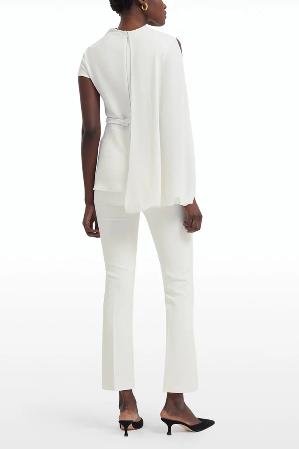 SAFIYAA-Mari Pant - Ivory-