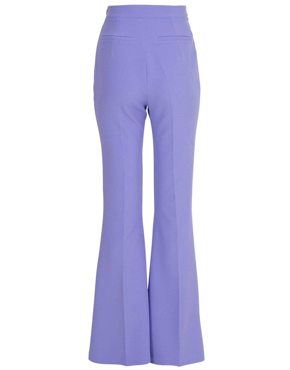 SAFIYAA-Periwinkle Halluana Flared Leg Pant-