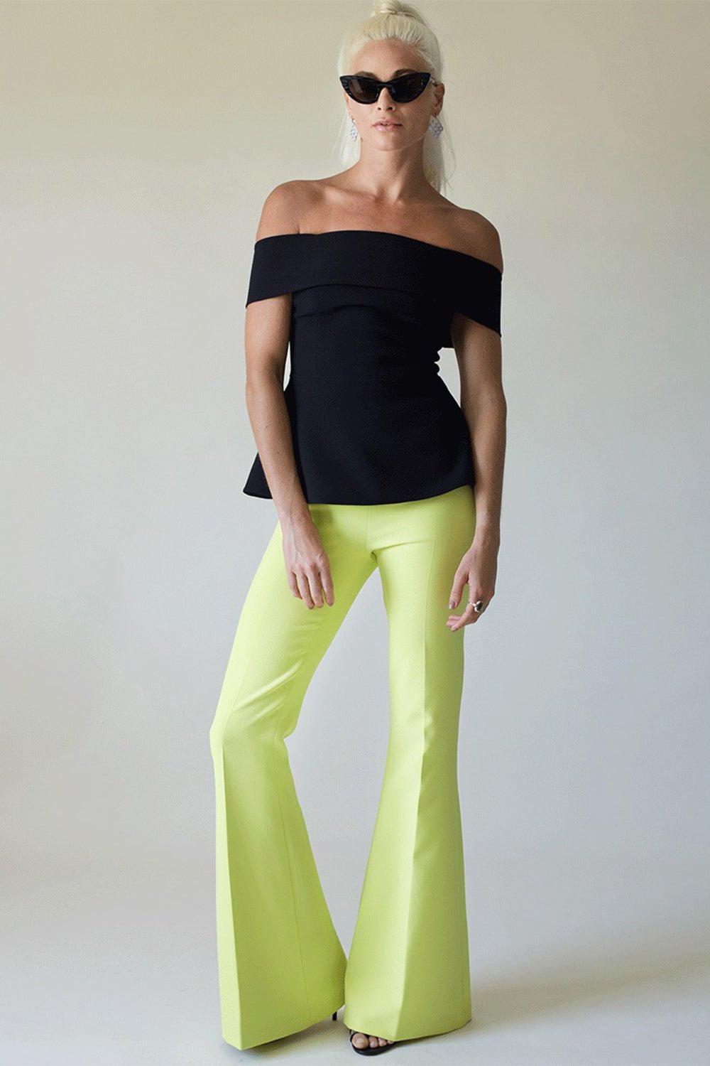 SAFIYAA-Off-The-Shoulder Peplum Top-