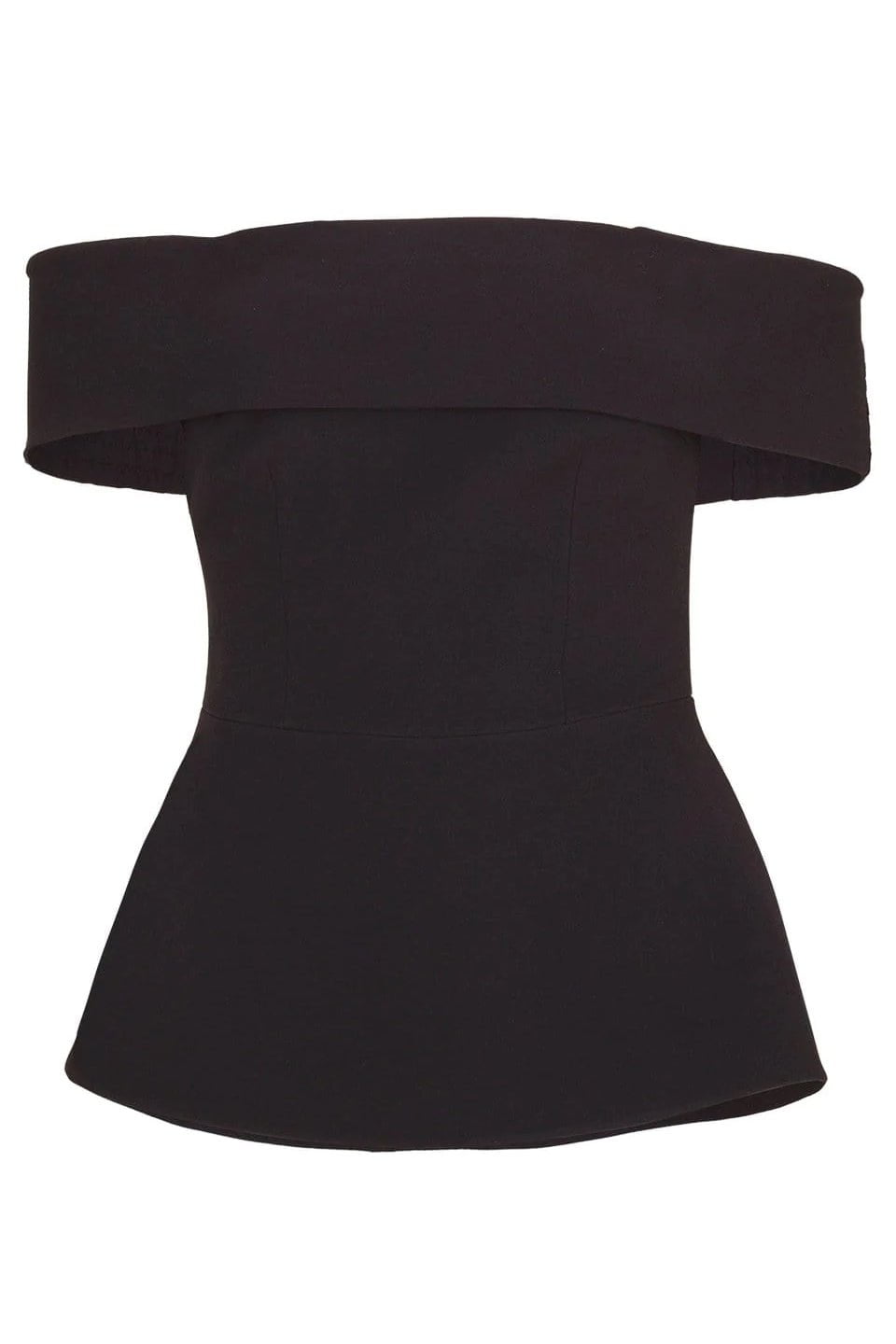 SAFIYAA-Off-The-Shoulder Peplum Top-