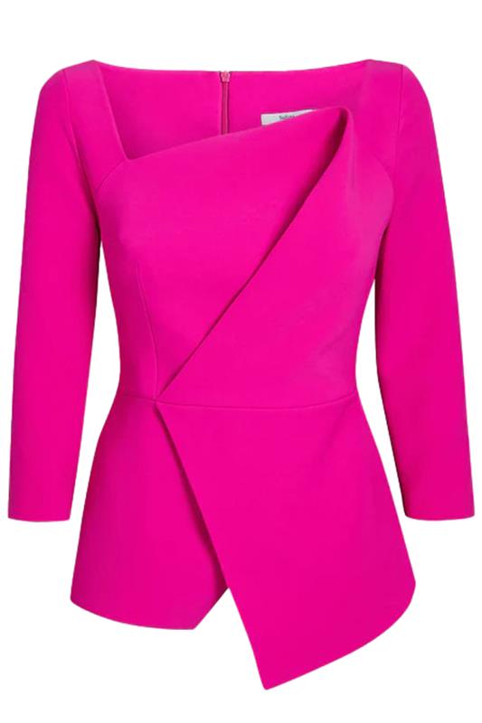SAFIYAA-Lilian Top - Wild Strawberry-