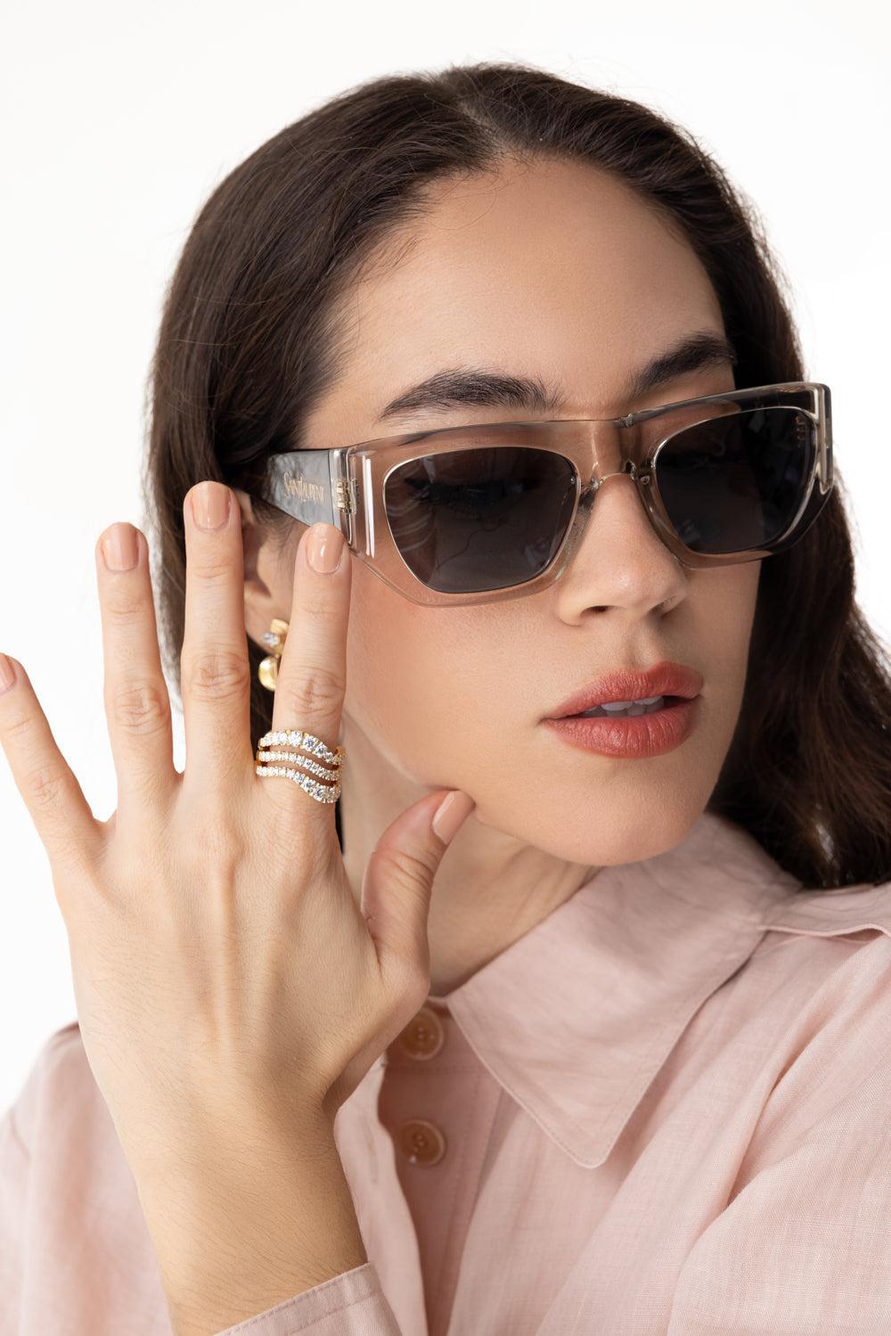 Pillow Square Sunglasses | SAINT LAURENT – Marissa Collections