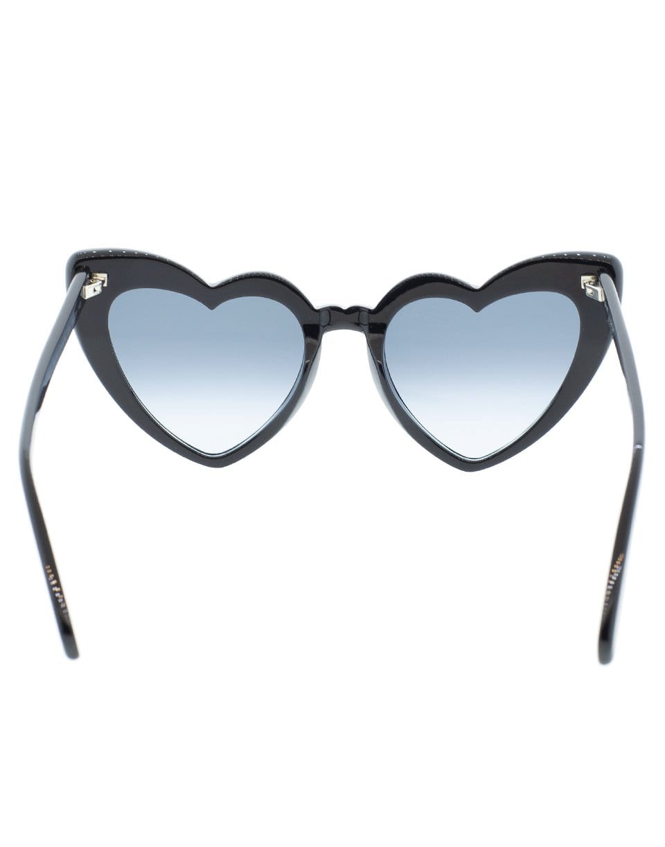 SAINT LAURENT-Lou Lou Heart Sunglasses-BLACK