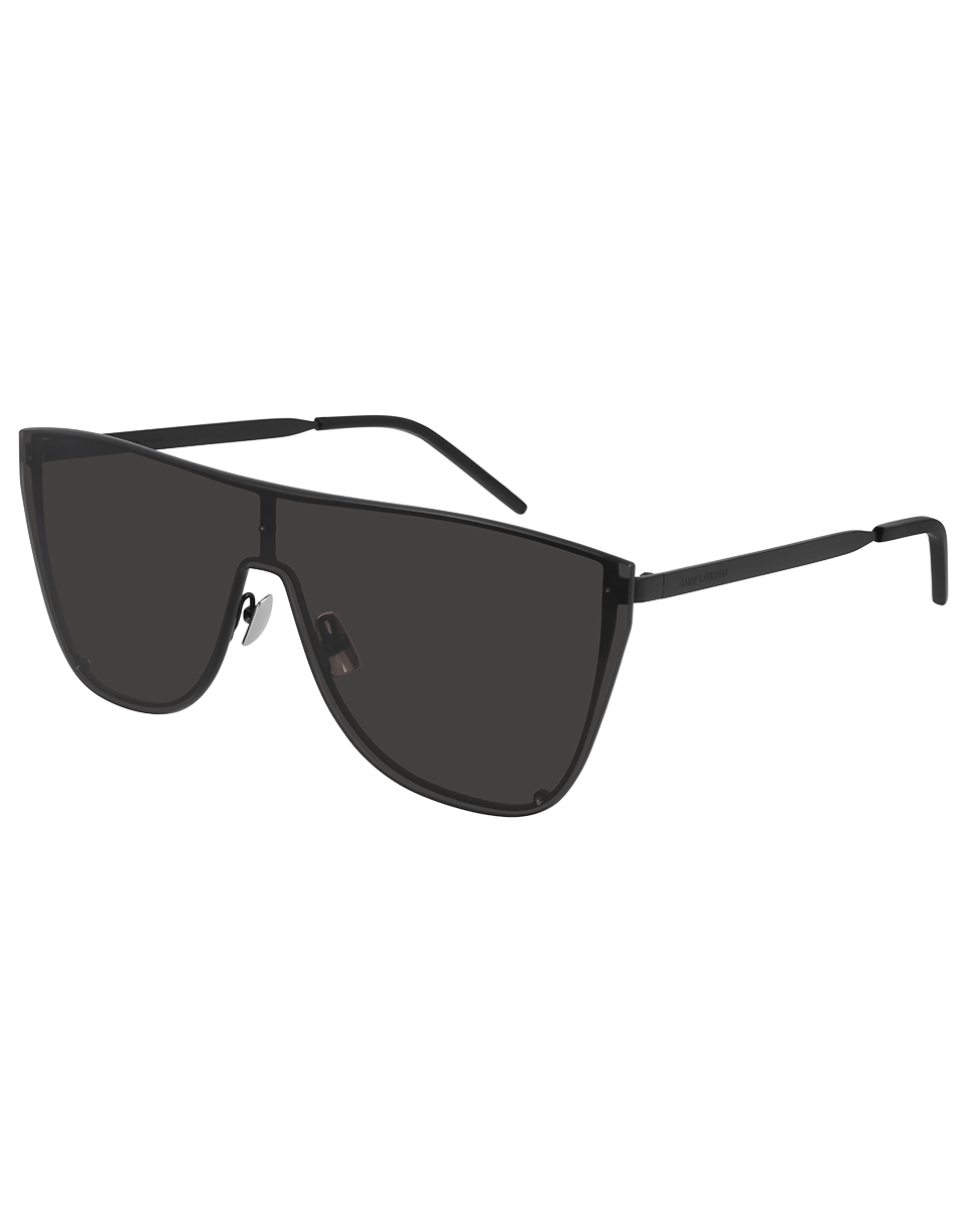 SAINT LAURENT-Mask Sunglasses-BLACK